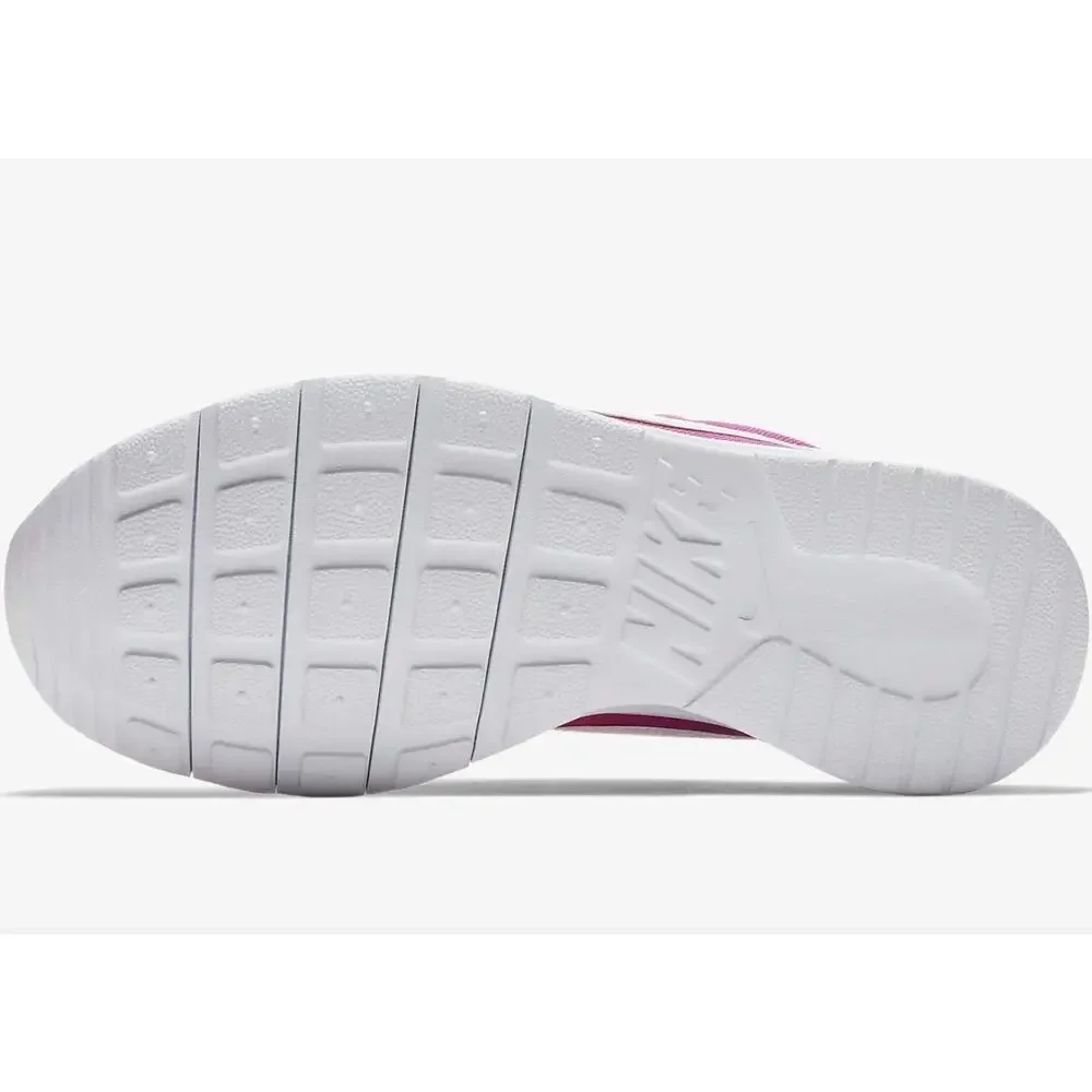 NIKE GIRL'S, TANJUN PRINT GS SNEAKER - BIG KID PINK PURPLE 5.5 M